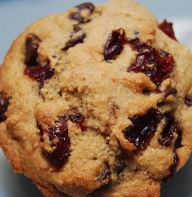 cherry chocolate chip muffins