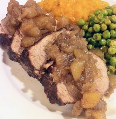 Pork Tenderloin with Apple Chutney
