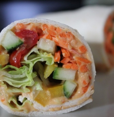Hummus & Veggie Wrap