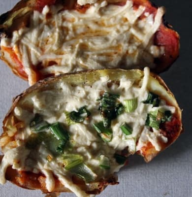 pizza potato skins