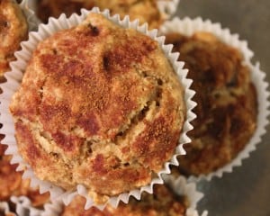 Applesauce Oatmeal Muffins