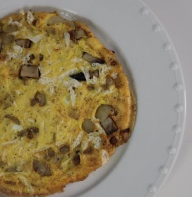 Mushroom Onion Dairy Free Frittata