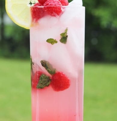 Raspberry Lemonade Mojito