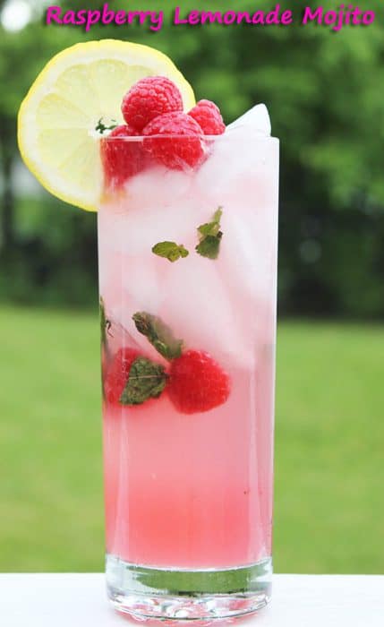 Raspberry Lemonade Mojito Raspberry Lemonade Mojito