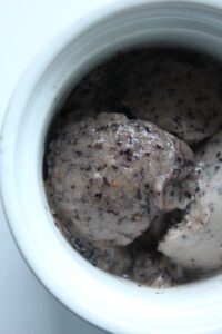 Dairy Free Banana Blueberry Ice Cream
