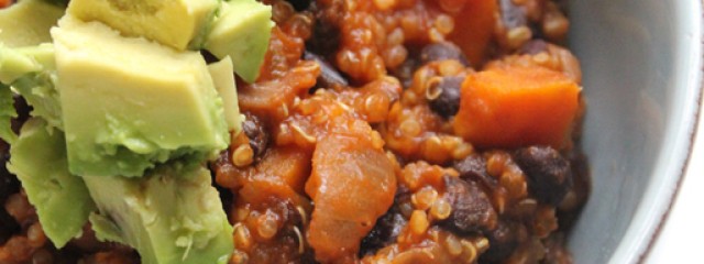 Vegan Quinoa & Sweet Potato Chili