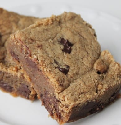 Dairy Free Blondie Cookie Bars
