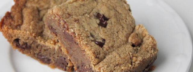 Dairy Free Blondie Cookie Bars