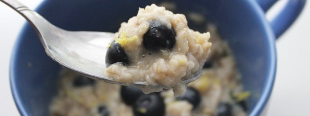 Dairy Free Lemon Blueberry Oatmeal