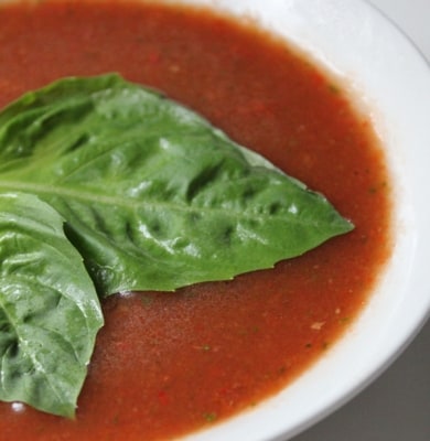 Tomato Basil Gazpacho