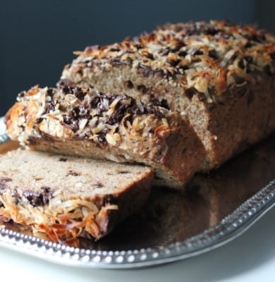 Coconut Chocolate Chip Banana Bread