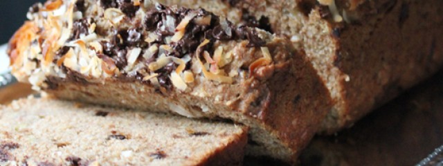 Coconut Chocolate Chip Banana Bread