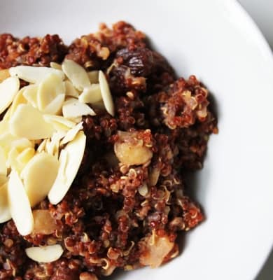 Dairy Free Apple Cinnamon Breakfast Quinoa