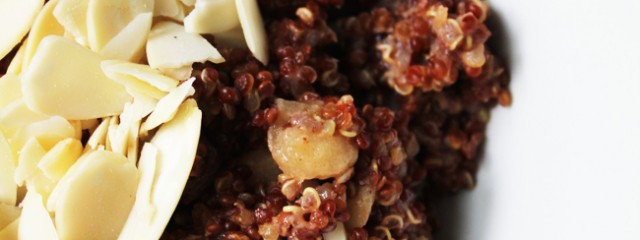 Dairy Free Apple Cinnamon Breakfast Quinoa
