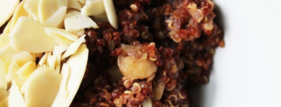 Dairy Free Apple Cinnamon Breakfast Quinoa
