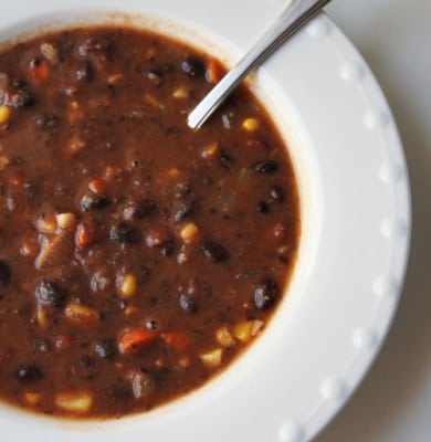 Vegan Black Bean Soup