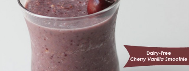 Dairy Free Cherry Vanilla Smoothie