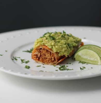 Dairy Free Chicken & Bean Enchiladas