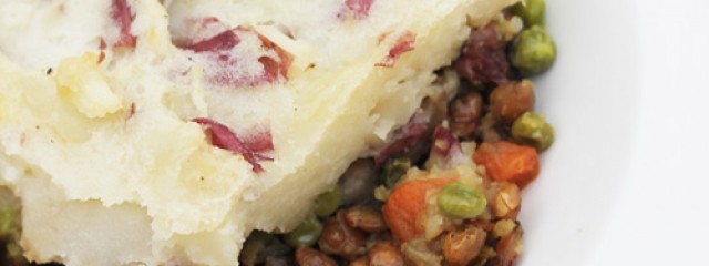 Vegan Sheperds Pie with Lentils