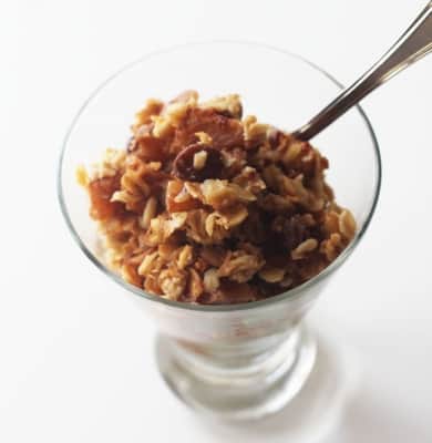 Sugar Free Apple Oat Crumble