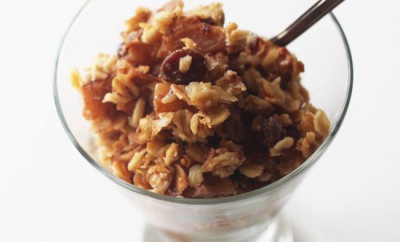Sugar Free Apple Oat Crumble