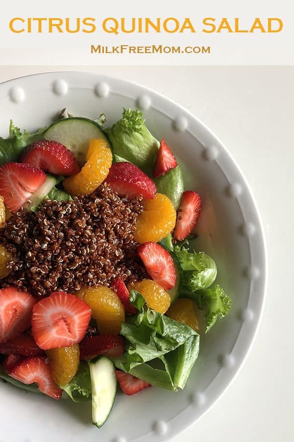 Dairy Free Citrus Salad With Quinoa Pinterest
