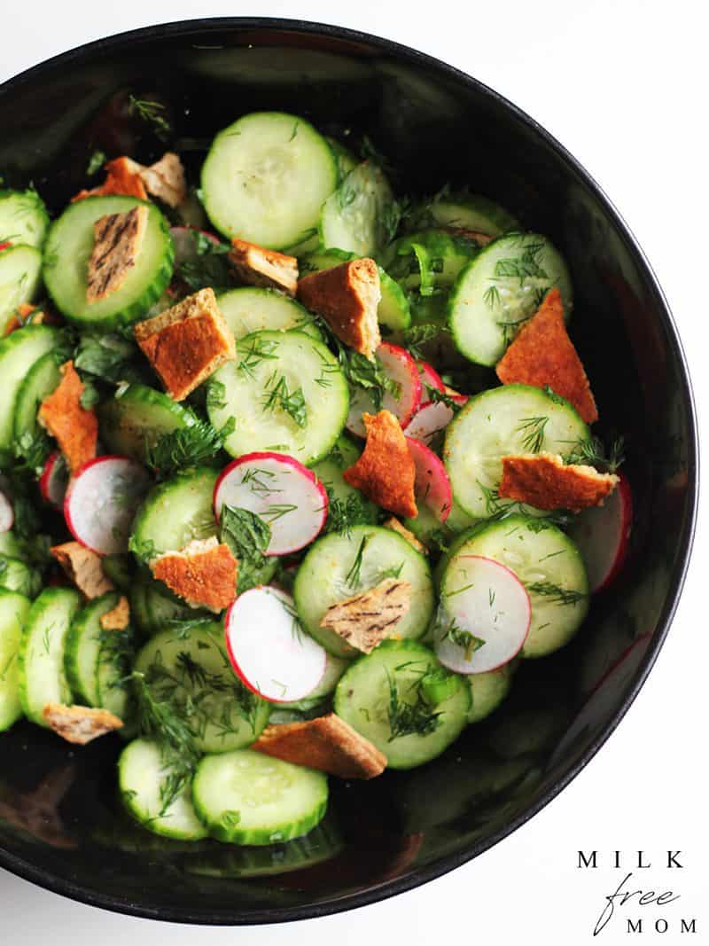 Vegan Herb Cucumber Salad